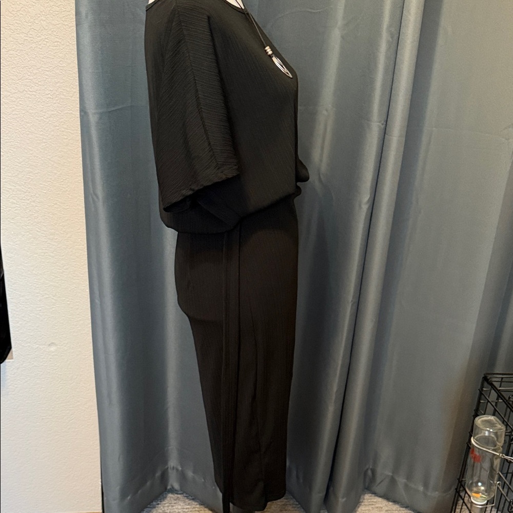 🔥⬇️ Shein Black Midi Dress Med EUC final markdown! - Picture 5 of 11